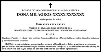 Formato de esquela 1